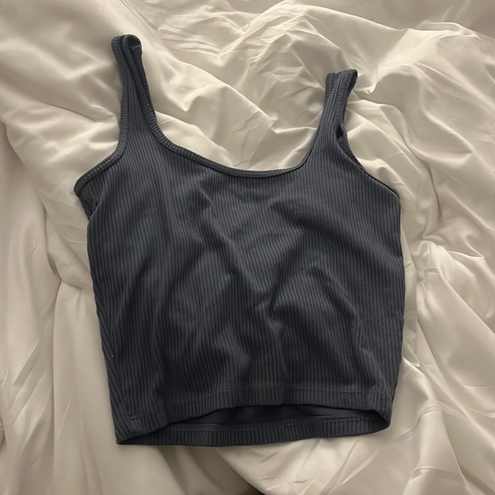 Plain hollister blue top ( a little cropped )